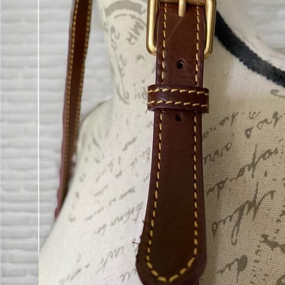 Dooney & Bourke Florentine Large Satchel in Chestnut - Picture 8 of 17